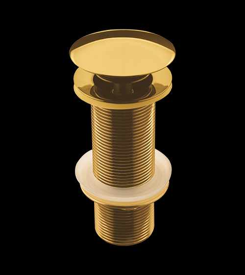 Gold Brass Pop-Up Waste Coupling – Aquant India